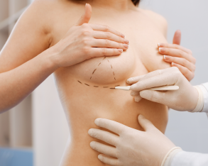Plastic breast surgery